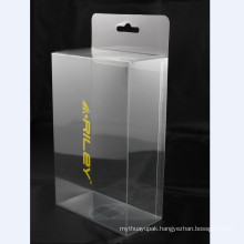 Transparent Plastic Box with Hot Stamping Logo